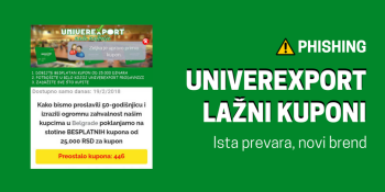 Univerexport lažni kuponi