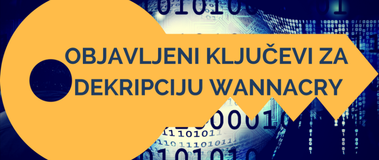 Objavljeni ključevi za dekripciju WannaCry ransomwarea