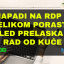 Napadi na RDP u velikom porastu usled prelaska na rad od kuće