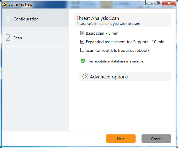 Threat Analysis Configuration